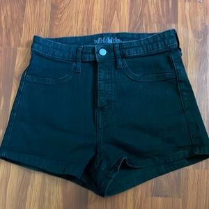 Wild Fable Black Jean Shorts